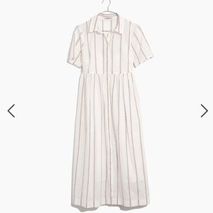 Madewell Striped Midi Shirtdress